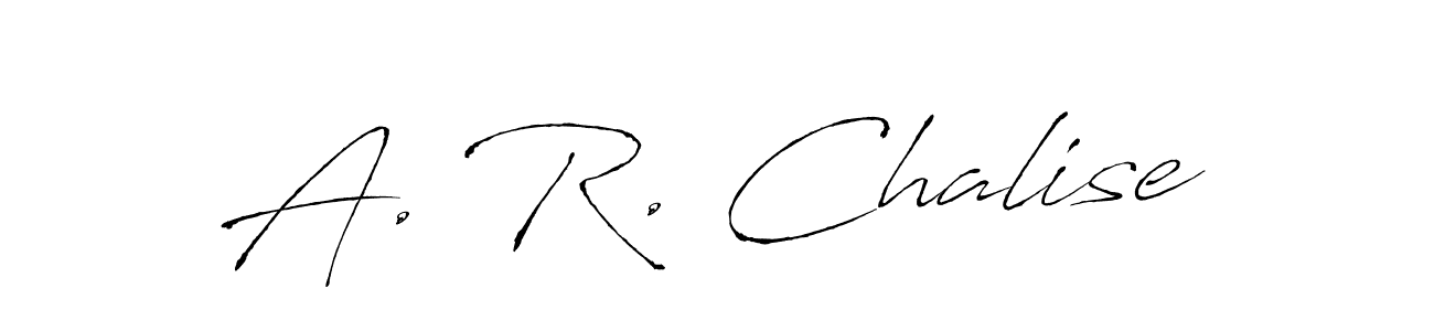 How to make A. R. Chalise signature? Antro_Vectra is a professional autograph style. Create handwritten signature for A. R. Chalise name. A. R. Chalise signature style 6 images and pictures png