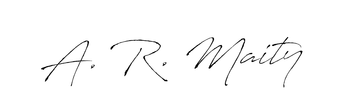 How to Draw A. R. Maity signature style? Antro_Vectra is a latest design signature styles for name A. R. Maity. A. R. Maity signature style 6 images and pictures png