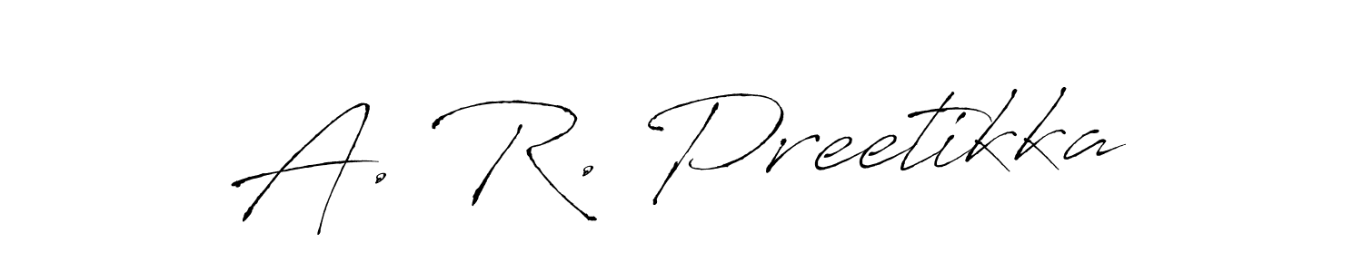 Use a signature maker to create a handwritten signature online. With this signature software, you can design (Antro_Vectra) your own signature for name A. R. Preetikka. A. R. Preetikka signature style 6 images and pictures png