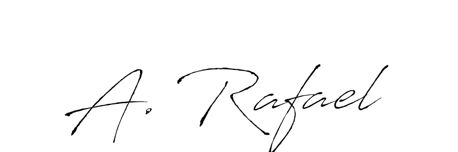 The best way (Antro_Vectra) to make a short signature is to pick only two or three words in your name. The name A. Rafael include a total of six letters. For converting this name. A. Rafael signature style 6 images and pictures png