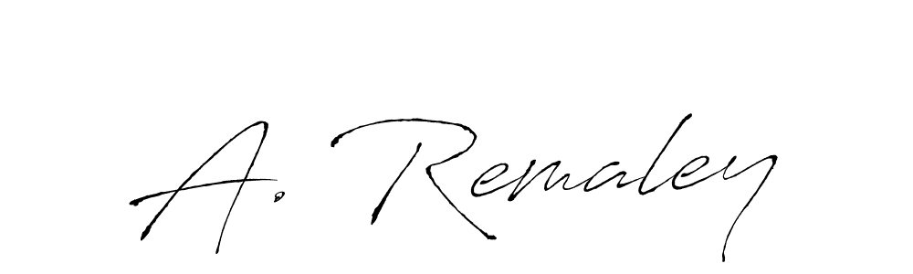 Design your own signature with our free online signature maker. With this signature software, you can create a handwritten (Antro_Vectra) signature for name A. Remaley. A. Remaley signature style 6 images and pictures png