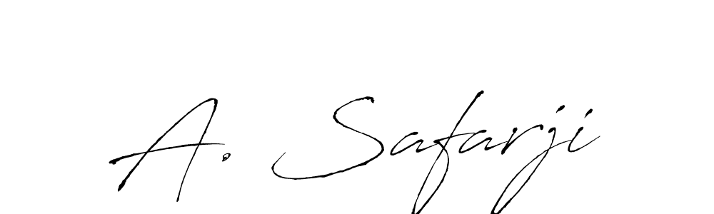 Design your own signature with our free online signature maker. With this signature software, you can create a handwritten (Antro_Vectra) signature for name A. Safarji. A. Safarji signature style 6 images and pictures png