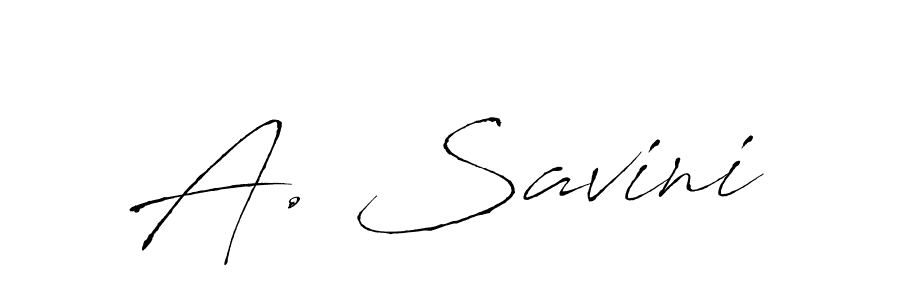 Make a beautiful signature design for name A. Savini. With this signature (Antro_Vectra) style, you can create a handwritten signature for free. A. Savini signature style 6 images and pictures png