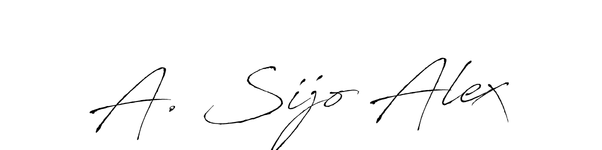 How to make A. Sijo Alex signature? Antro_Vectra is a professional autograph style. Create handwritten signature for A. Sijo Alex name. A. Sijo Alex signature style 6 images and pictures png