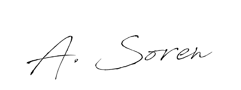 Best and Professional Signature Style for A. Soren. Antro_Vectra Best Signature Style Collection. A. Soren signature style 6 images and pictures png