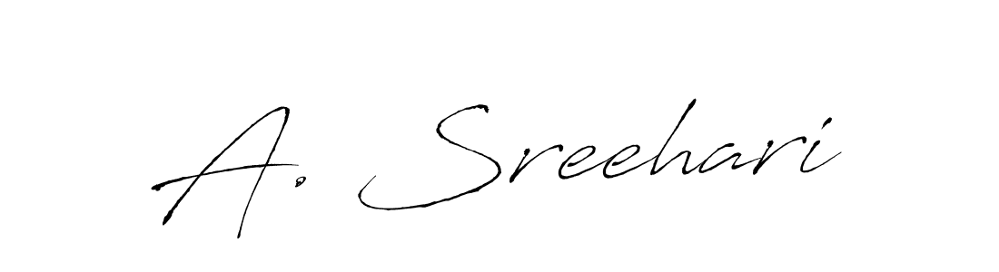 Antro_Vectra is a professional signature style that is perfect for those who want to add a touch of class to their signature. It is also a great choice for those who want to make their signature more unique. Get A. Sreehari name to fancy signature for free. A. Sreehari signature style 6 images and pictures png