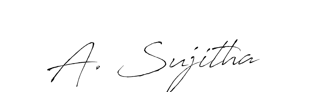 How to Draw A. Sujitha signature style? Antro_Vectra is a latest design signature styles for name A. Sujitha. A. Sujitha signature style 6 images and pictures png