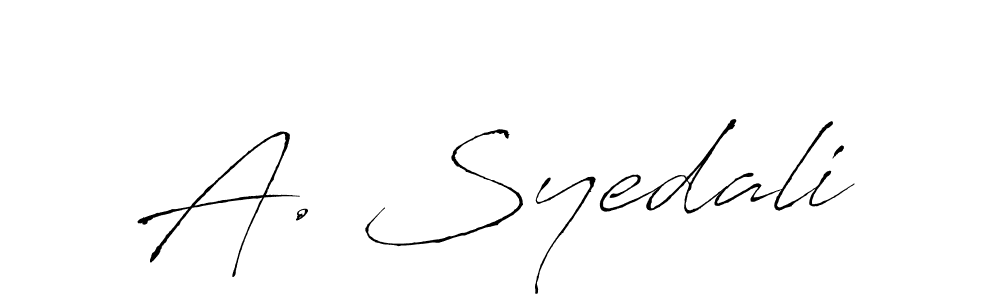 Once you've used our free online signature maker to create your best signature Antro_Vectra style, it's time to enjoy all of the benefits that A. Syedali name signing documents. A. Syedali signature style 6 images and pictures png