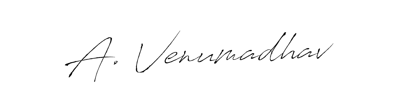 Make a short A. Venumadhav signature style. Manage your documents anywhere anytime using Antro_Vectra. Create and add eSignatures, submit forms, share and send files easily. A. Venumadhav signature style 6 images and pictures png