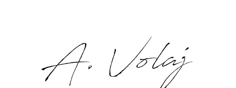 This is the best signature style for the A. Volaj name. Also you like these signature font (Antro_Vectra). Mix name signature. A. Volaj signature style 6 images and pictures png