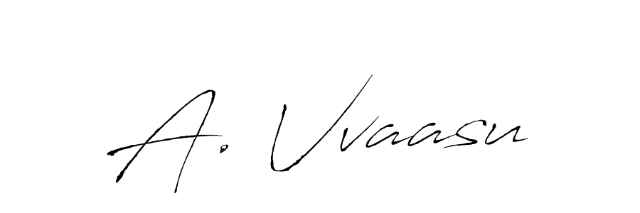 Make a beautiful signature design for name A. Vvaasu. With this signature (Antro_Vectra) style, you can create a handwritten signature for free. A. Vvaasu signature style 6 images and pictures png