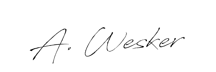 This is the best signature style for the A. Wesker name. Also you like these signature font (Antro_Vectra). Mix name signature. A. Wesker signature style 6 images and pictures png