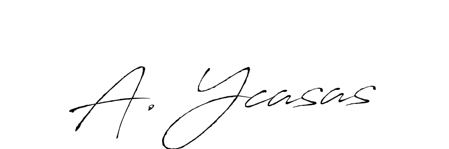 Antro_Vectra is a professional signature style that is perfect for those who want to add a touch of class to their signature. It is also a great choice for those who want to make their signature more unique. Get A. Ycasas name to fancy signature for free. A. Ycasas signature style 6 images and pictures png