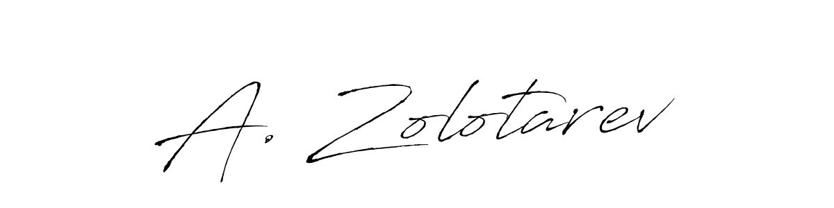 Make a beautiful signature design for name A. Zolotarev. With this signature (Antro_Vectra) style, you can create a handwritten signature for free. A. Zolotarev signature style 6 images and pictures png