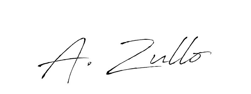 Make a beautiful signature design for name A. Zullo. Use this online signature maker to create a handwritten signature for free. A. Zullo signature style 6 images and pictures png