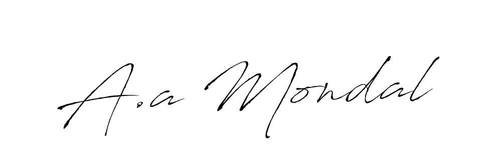 This is the best signature style for the A.a Mondal name. Also you like these signature font (Antro_Vectra). Mix name signature. A.a Mondal signature style 6 images and pictures png