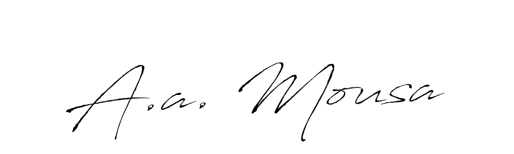 How to Draw A.a. Mousa signature style? Antro_Vectra is a latest design signature styles for name A.a. Mousa. A.a. Mousa signature style 6 images and pictures png