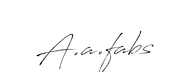 The best way (Antro_Vectra) to make a short signature is to pick only two or three words in your name. The name A.a.fabs include a total of six letters. For converting this name. A.a.fabs signature style 6 images and pictures png