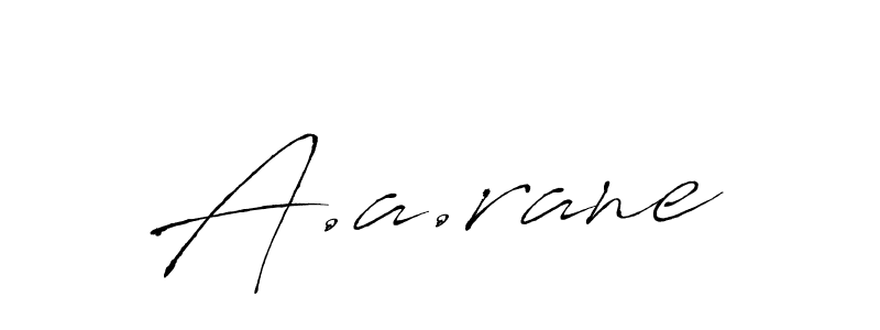 The best way (Antro_Vectra) to make a short signature is to pick only two or three words in your name. The name A.a.rane include a total of six letters. For converting this name. A.a.rane signature style 6 images and pictures png