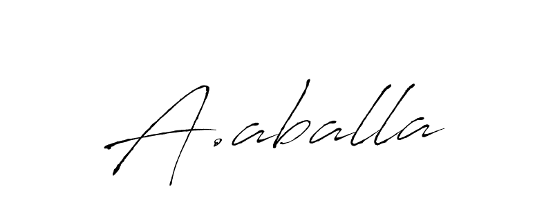 Make a beautiful signature design for name A.aballa. Use this online signature maker to create a handwritten signature for free. A.aballa signature style 6 images and pictures png
