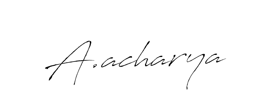 Similarly Antro_Vectra is the best handwritten signature design. Signature creator online .You can use it as an online autograph creator for name A.acharya. A.acharya signature style 6 images and pictures png