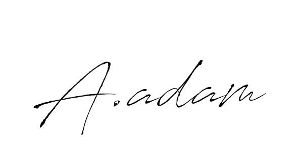 A.adam stylish signature style. Best Handwritten Sign (Antro_Vectra) for my name. Handwritten Signature Collection Ideas for my name A.adam. A.adam signature style 6 images and pictures png