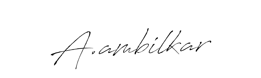 Similarly Antro_Vectra is the best handwritten signature design. Signature creator online .You can use it as an online autograph creator for name A.ambilkar. A.ambilkar signature style 6 images and pictures png