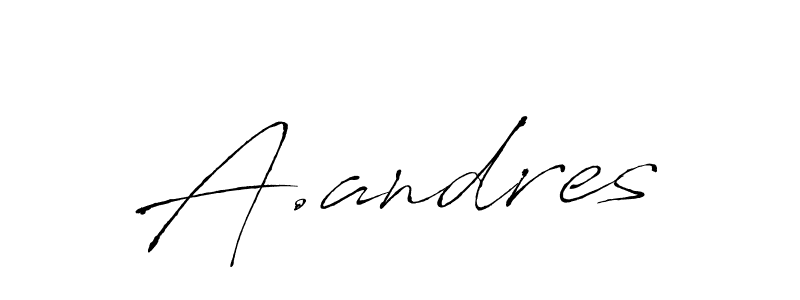 How to Draw A.andres signature style? Antro_Vectra is a latest design signature styles for name A.andres. A.andres signature style 6 images and pictures png