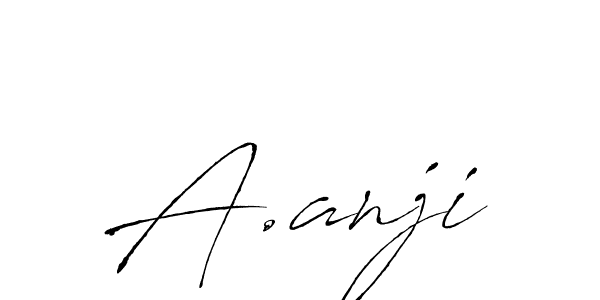 Use a signature maker to create a handwritten signature online. With this signature software, you can design (Antro_Vectra) your own signature for name A.anji. A.anji signature style 6 images and pictures png