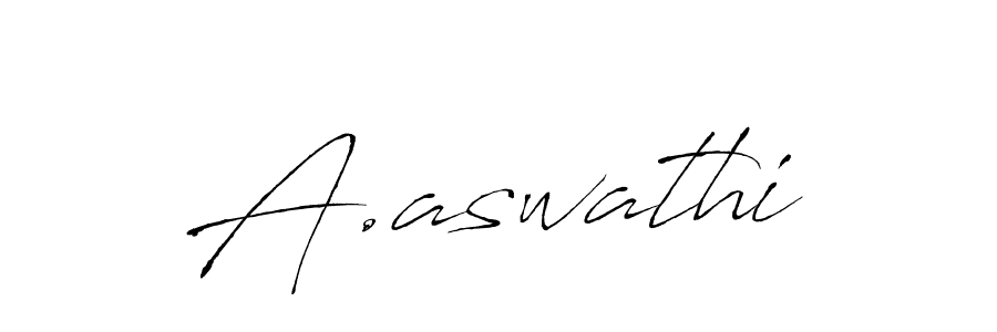 How to make A.aswathi signature? Antro_Vectra is a professional autograph style. Create handwritten signature for A.aswathi name. A.aswathi signature style 6 images and pictures png