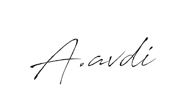 Make a beautiful signature design for name A.avdi. Use this online signature maker to create a handwritten signature for free. A.avdi signature style 6 images and pictures png