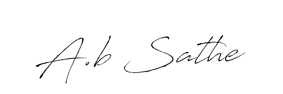 Also You can easily find your signature by using the search form. We will create A.b Sathe name handwritten signature images for you free of cost using Antro_Vectra sign style. A.b Sathe signature style 6 images and pictures png