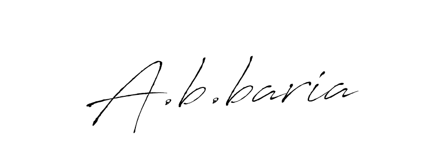 You should practise on your own different ways (Antro_Vectra) to write your name (A.b.baria) in signature. don't let someone else do it for you. A.b.baria signature style 6 images and pictures png