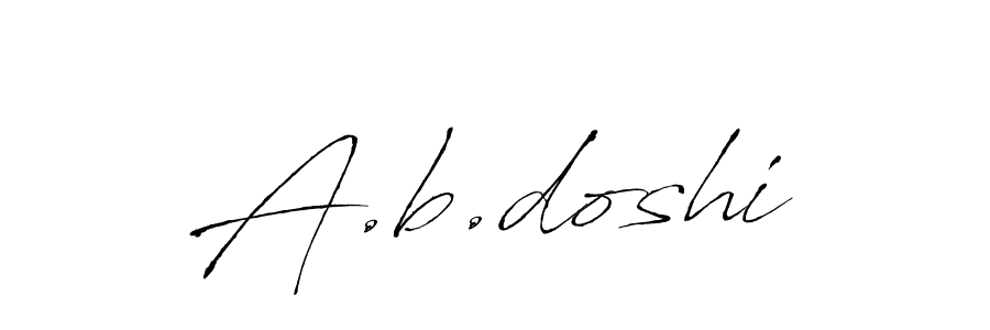 A.b.doshi stylish signature style. Best Handwritten Sign (Antro_Vectra) for my name. Handwritten Signature Collection Ideas for my name A.b.doshi. A.b.doshi signature style 6 images and pictures png