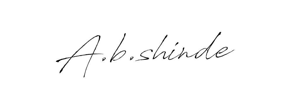 You should practise on your own different ways (Antro_Vectra) to write your name (A.b.shinde) in signature. don't let someone else do it for you. A.b.shinde signature style 6 images and pictures png