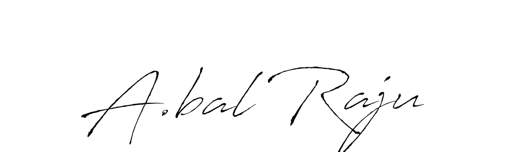 Also we have A.bal Raju name is the best signature style. Create professional handwritten signature collection using Antro_Vectra autograph style. A.bal Raju signature style 6 images and pictures png