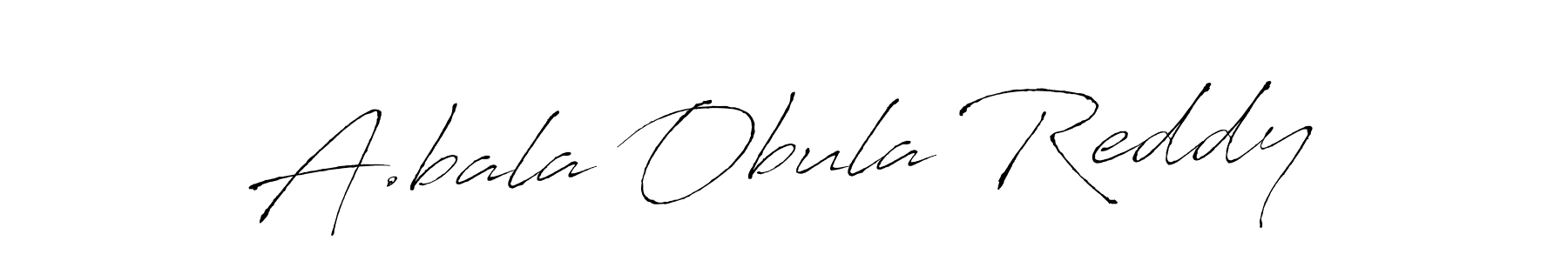Make a beautiful signature design for name A.bala Obula Reddy. Use this online signature maker to create a handwritten signature for free. A.bala Obula Reddy signature style 6 images and pictures png