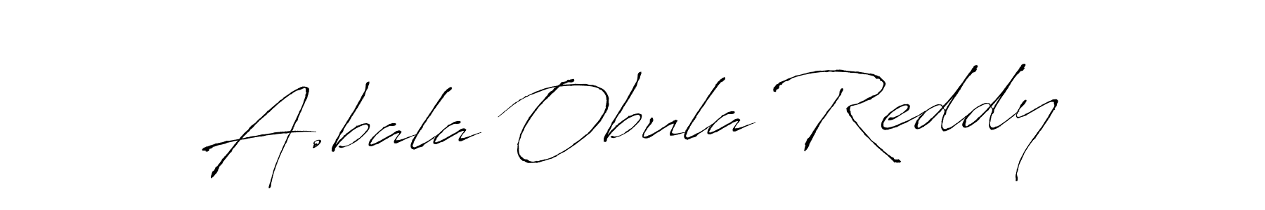 Also we have A.bala Obula Reddy name is the best signature style. Create professional handwritten signature collection using Antro_Vectra autograph style. A.bala Obula Reddy signature style 6 images and pictures png