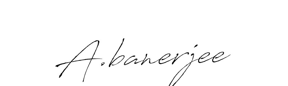 How to Draw A.banerjee signature style? Antro_Vectra is a latest design signature styles for name A.banerjee. A.banerjee signature style 6 images and pictures png