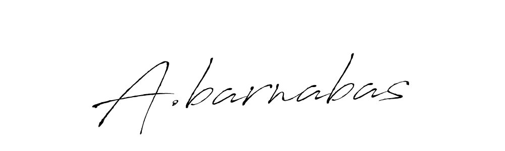 Use a signature maker to create a handwritten signature online. With this signature software, you can design (Antro_Vectra) your own signature for name A.barnabas. A.barnabas signature style 6 images and pictures png