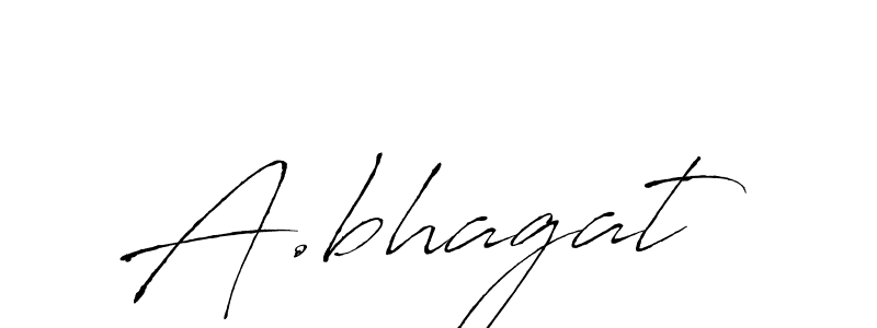 Design your own signature with our free online signature maker. With this signature software, you can create a handwritten (Antro_Vectra) signature for name A.bhagat. A.bhagat signature style 6 images and pictures png