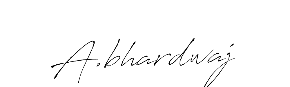 Make a beautiful signature design for name A.bhardwaj. With this signature (Antro_Vectra) style, you can create a handwritten signature for free. A.bhardwaj signature style 6 images and pictures png