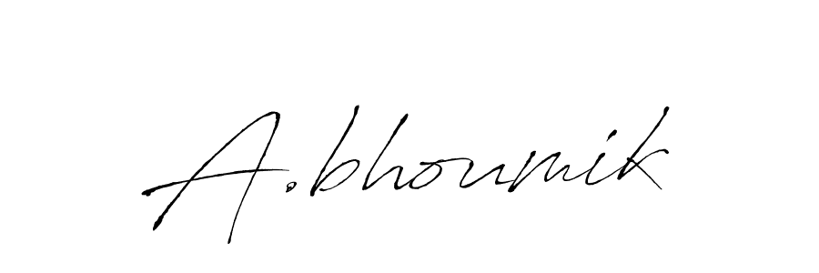 How to Draw A.bhoumik signature style? Antro_Vectra is a latest design signature styles for name A.bhoumik. A.bhoumik signature style 6 images and pictures png