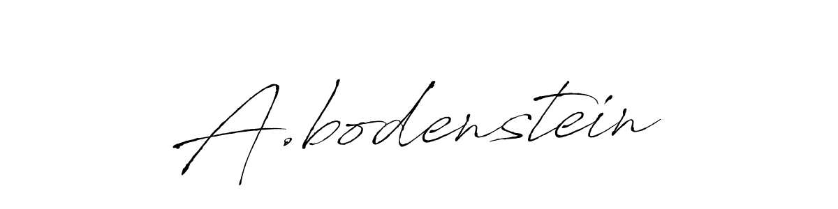 A.bodenstein stylish signature style. Best Handwritten Sign (Antro_Vectra) for my name. Handwritten Signature Collection Ideas for my name A.bodenstein. A.bodenstein signature style 6 images and pictures png