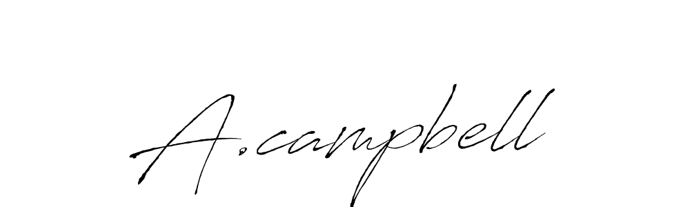 Use a signature maker to create a handwritten signature online. With this signature software, you can design (Antro_Vectra) your own signature for name A.campbell. A.campbell signature style 6 images and pictures png