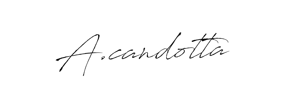 A.candotta stylish signature style. Best Handwritten Sign (Antro_Vectra) for my name. Handwritten Signature Collection Ideas for my name A.candotta. A.candotta signature style 6 images and pictures png