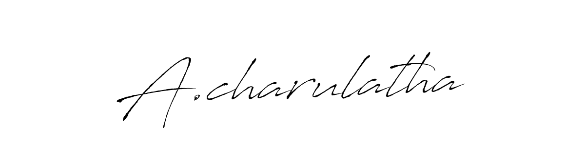 This is the best signature style for the A.charulatha name. Also you like these signature font (Antro_Vectra). Mix name signature. A.charulatha signature style 6 images and pictures png