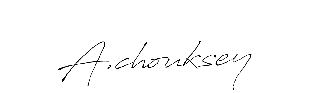 Use a signature maker to create a handwritten signature online. With this signature software, you can design (Antro_Vectra) your own signature for name A.chouksey. A.chouksey signature style 6 images and pictures png