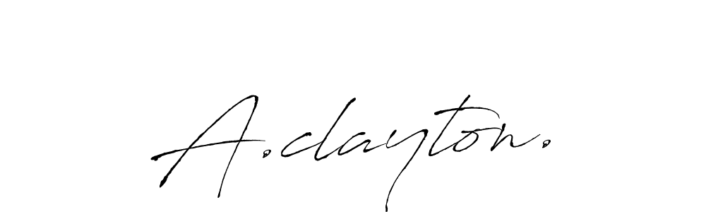 Antro_Vectra is a professional signature style that is perfect for those who want to add a touch of class to their signature. It is also a great choice for those who want to make their signature more unique. Get A.clayton. name to fancy signature for free. A.clayton. signature style 6 images and pictures png