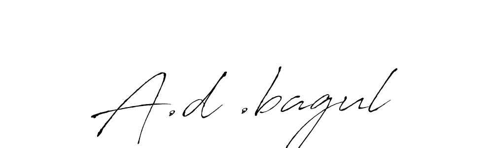 Make a beautiful signature design for name A.d .bagul. Use this online signature maker to create a handwritten signature for free. A.d .bagul signature style 6 images and pictures png